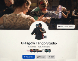 Glasgow Tango Studio Facebook Page